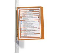 Durable 591409 Panneau transparent orange (l x H x P) 325 x 360 x 260 mm DIN A4