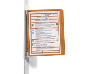 Durable 591409 Panneau transparent orange (l x H x P) 325 x 360 x 260 mm DIN A4