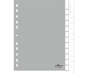 Durable 6410-10 Onglet Avec Index Vierge Polypropylène (Pp) Gris