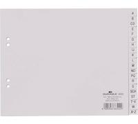 Durable 6500 Répertoire DIN A4 A-Z polypropylène gris 20 onglets onglets imprimés 650010