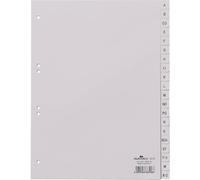 Durable 6510 Répertoire DIN A4 A-Z polypropylène gris 20 onglets onglets imprimés 651010