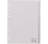 Durable 6523 Répertoire DIN A4 1-31 polypropylène gris 31 onglets onglets imprimés 652310