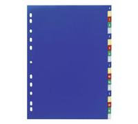 Durable 675527 Intercalaire De Classement Onglet Avec Index Alphabétique Multicolore