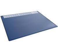 DURABLE Sous-main avec calendrier – PP – bleu foncé