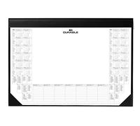 Durable 729101 Sous-main avec Bloc Calendrier 25 pages sur 2 ans 59 x 42 cm Noir
