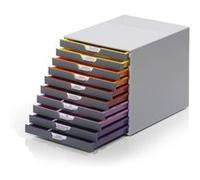 Durable 761027 Module Classement Varicolor 10 Tiroirs Noir G