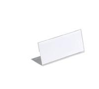 Durable 805419 Boite De 10 Porte-Noms De Table En Acrylique 61 X 150 Mm