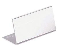 Durable 805519 Boite de 10 Porte-Noms de Table en Acrylique 52 x 100 mm