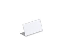 Durable 805519 Boite De 10 Porte-Noms De Table En Acrylique 52 X 100 Mm