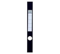 Durable 809101 Sachet de 10 Porte-Étiquettes Adhésifs pour Classeurs Ordofix 40 mm Noir