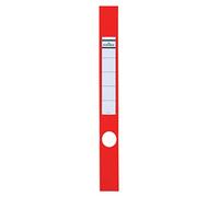 Durable 809103 Sachet de 10 Porte-Étiquettes Adhésifs pour Classeurs Ordofix 40 mm Rouge