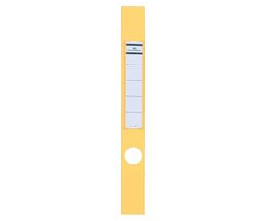 Durable 809104 Sachet de 10 Porte-Étiquettes Adhésifs pour Classeurs Ordofix 40 mm Jaune