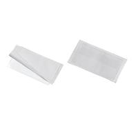 Durable 809219 Sachet de 10 Pochettes Adhésives pour Carte de Visite avec Rabat Plus