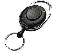 DURABLE Porte-badges enrouleur STYLE LED 819801 - éclairage LED, mousqueton métal - ovale noir