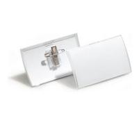 Porte-badge Click Fold, avec pince combi, 75 x 40 mm