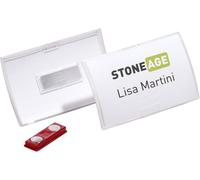 Durable 821219 Porte-badge CLICK FOLD MAGNET 40x75mm - 8212 (l x H) 40 mm x 75 mm aimant 10 pc(s)