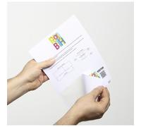 Durable 825802 Badge Et Porte-Badges Badge Nominatifs Papier 100 Pièces