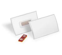 Durable 826019 Porte-badge CLICK FOLD (l x H) 90 mm x 54 mm aimant 10 pc(s)