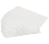 Durable 829319 Boite de 100 Pochettes adhésives pour Carte de visite 57 x 90 mm