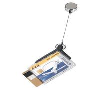 Durable 830858 Boite De 10 Double Porte-Cartes Avec Enrouleur Chromé