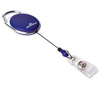 Durable 832407 Porte-carte didentité à enrouleur dragonne à bouton-poussoir 10 pc(s)