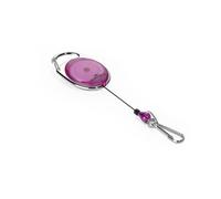 Durable 832712 Pince à boucles Style Jojo (avec mousqueton) 1 pièce, violet