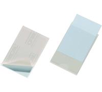 Durable 837919 Boite de 100 Pochettes Adhésives pour Carte de Visite 57 x 90 mm