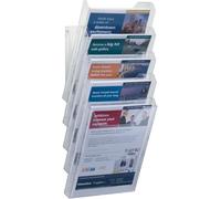 DURABLE Porte-brochures COMBIBOXX A4 set XL, 5 compartiments, transparent