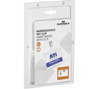 Porte-badge, ouvert sur le haut, avec clip