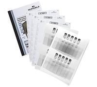 Durable 869500 Badgemaker Pack Tout-en-un 20 Porte-badges avec Clip 60 x 90 mm + 3 Planches d'insertions