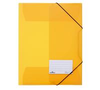 DURABLE 999109647 Dossier d'angle M.3 rabats jaune