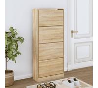 Durable Armoire à chaussures Chêne Sonoma 63x24x147 cm Bois composite - Étagères à chaussures Octo6861771 1parcel