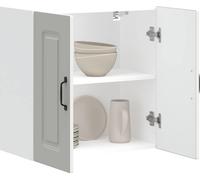 Durable Armoire de cuisine suspendue Kalmar Blanc Bois composite - Armoires de cuisine Octo6459568 1parcel