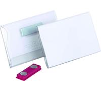Durable - Badge Durable 8117 avec aimant 54x90mm | 25 pièces