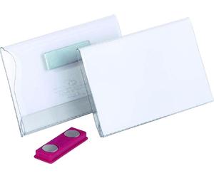 Durable - Badge Durable 8117 avec aimant 54x90mm | 25 pièces