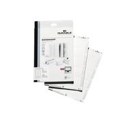 DURABLE BADGEMAKER - Micro-perforé - blanc - 54 x 90 mm 200 carte(s) (20 feuille(s) x 10 cartes pour badges
