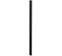 Durable Baguette reliure A4, Boîte de 50, Noir, 6 mm, 293101 | Reliure dossier baguette en plastique, coins arrondis, capacité 60 feuilles, documents non perforés, Made in Germany