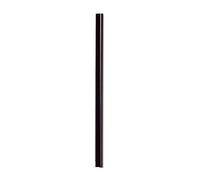 DURABLE - Baguette reliure A4 - Reliure dossier baguette - Avec coins arrondis - 3 mm - Capacité 30 feuilles - Noir - Boîte de 100 pièces - 290101