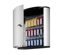 DURABLE Boîte à clés 195123 pour 18 clés - fermeture par serrure à clés - 6 porte-clés - Aluminium