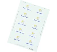 Durable Bristols pour badge - Planches A4 à imprimer - Boîte de 200
