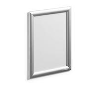 DURABLE Cadre porte-affiche A4 profil 25 mm aluminium argent - fixation adhésive & vis inclus