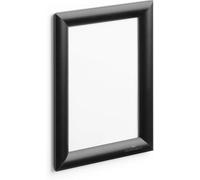 Durable Cadre clipsable en aluminium A5, Noir, 479501 | Porte-affiche pour vos documents, fixation adhésive et vis inclus, ouverture sur 4 côtés, lisibilité optimale, anti-UV