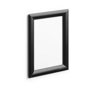 Durable - Cadre clipsable en aluminium A5 - Pour l'affichage de vos documents - Fixation adhésive et vis inclus - 1 pièce, Noir