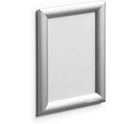 Durable - Cadre clipsable en aluminium A5 - Pour l'affichage de vos documents - Fixation adhésive et vis inclus - 1 pièce, Argenté