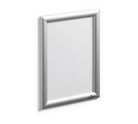 DURABLE Cadre porte-affiche A4 profil 25 mm aluminium argent - fixation adhésive & vis inclus