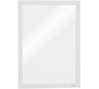 Pochettes adhésives Duraframe Durable pour document A4 - Lot de 2 - blanc