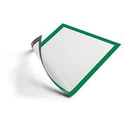 Durable - Cadre d'affichage DURAFRAME® MAGNETIC A4 - fixation magnétique - pour surfaces métalliques - 5 pièces - Vert - 486905