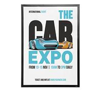 DURABLE - Cadre d'affichage DURAFRAME® POSTER 70 x 100 - Fixation adhésive pour documents 70 x 100 - Résistant aux UV - 1 pièce, Noir, 505601