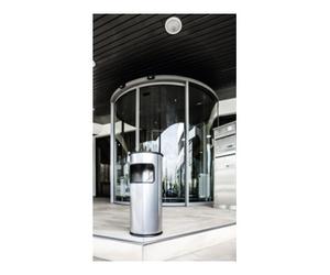 Durable Cendrier combiné D.260xH620mm argent tôle en acier DURABLE Quantité:1