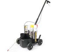DURABLE - Chariot de marquage au sol DURALINE EasyTrack - Pour aérosol 750 ml - Applicateur peinture en spray - Noir